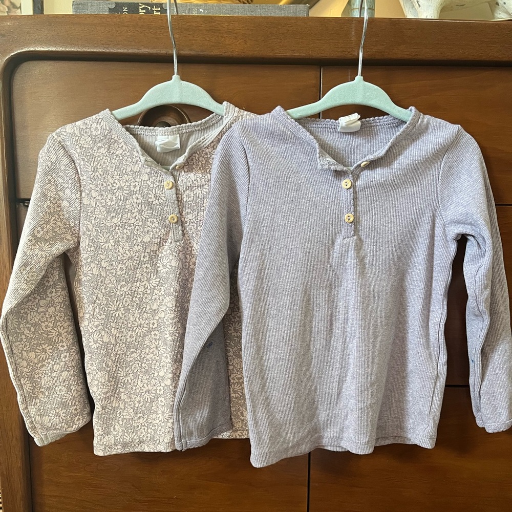 H&M Girl’s Ribbed Tops 3T
